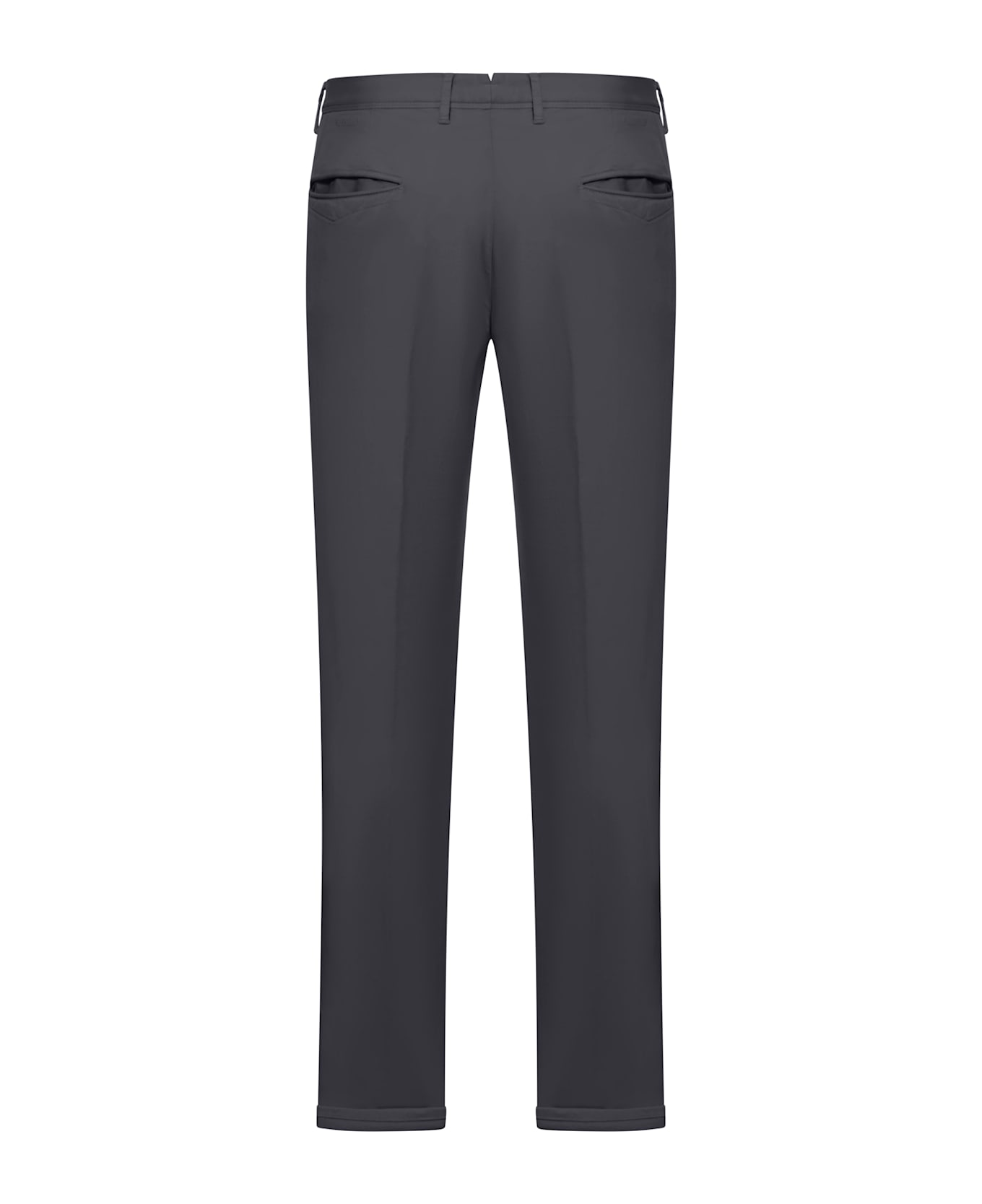 Incotex Slim Cotton Trousers - Grey