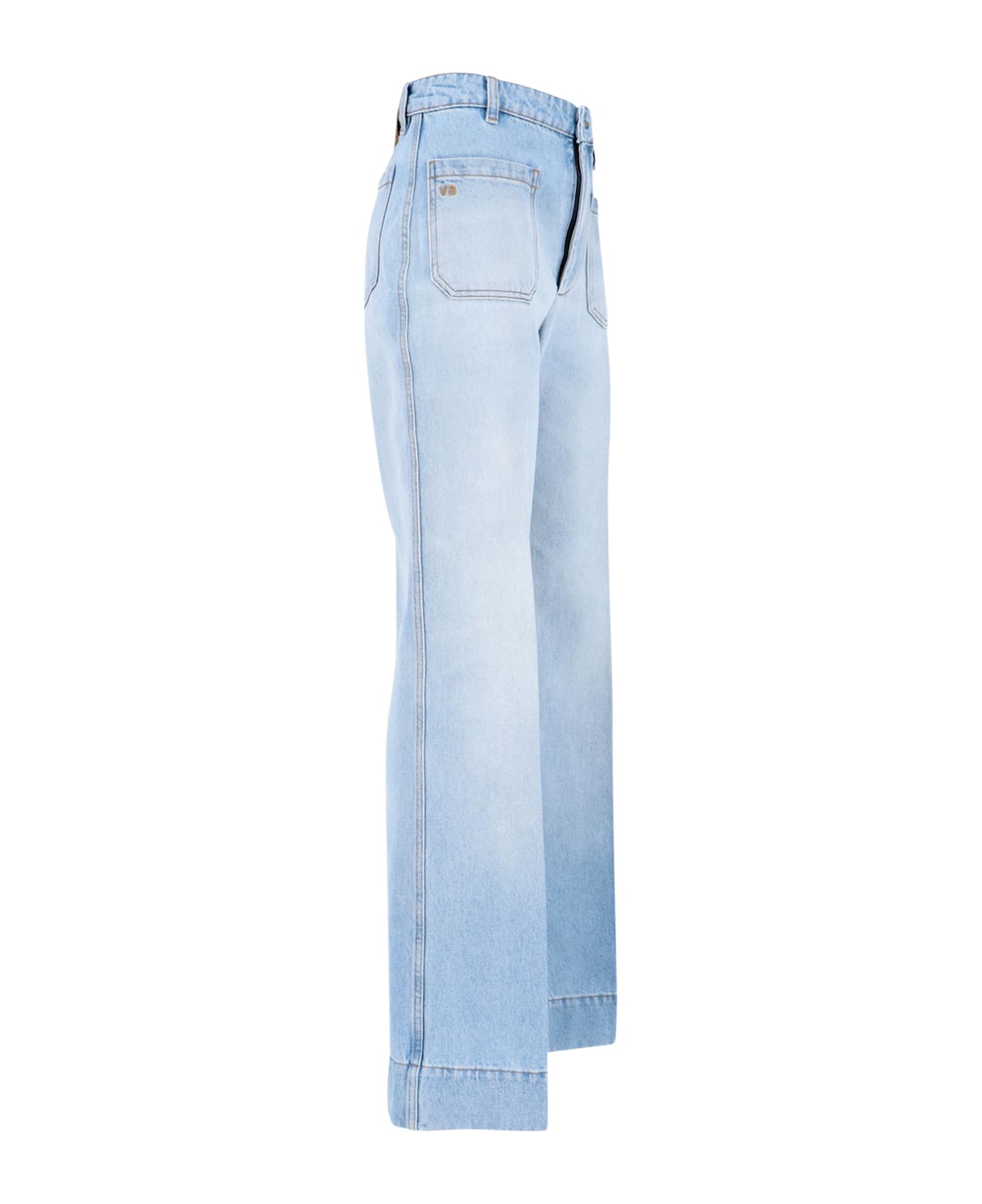 Victoria Beckham 'alina' Jeans - Light Blue