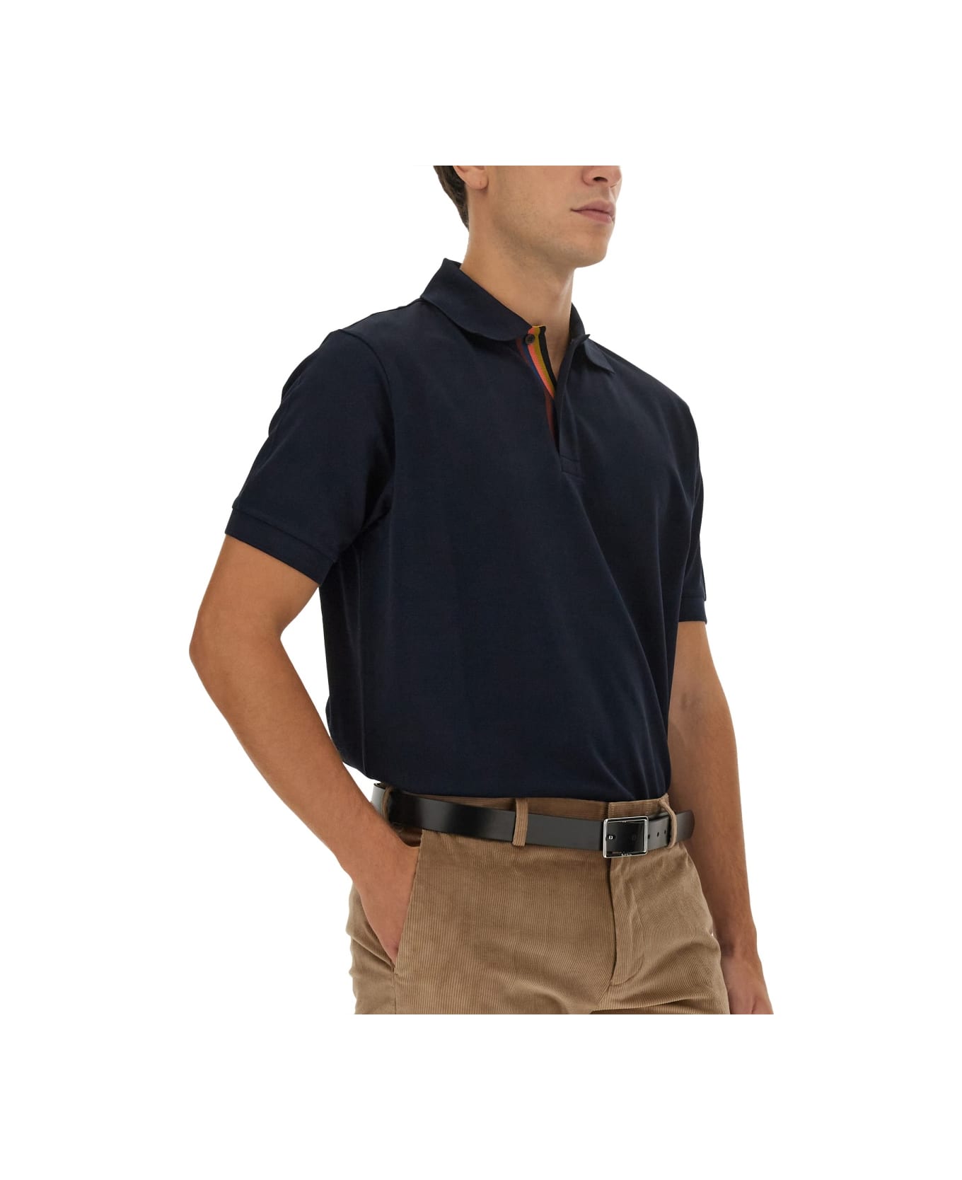 Paul Smith Regular Fit Polo Shirt - BLUE ポロシャツ