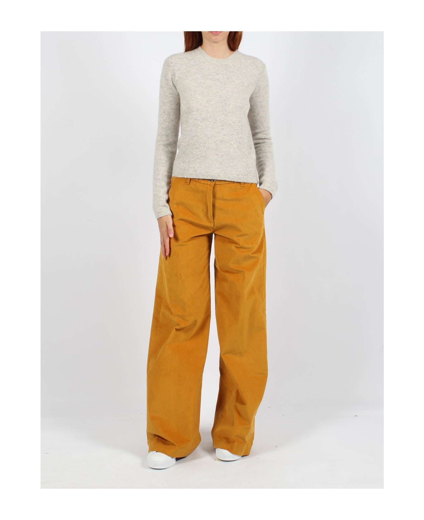 Nine in the Morning Nadia Trousers - Yellow & Orange