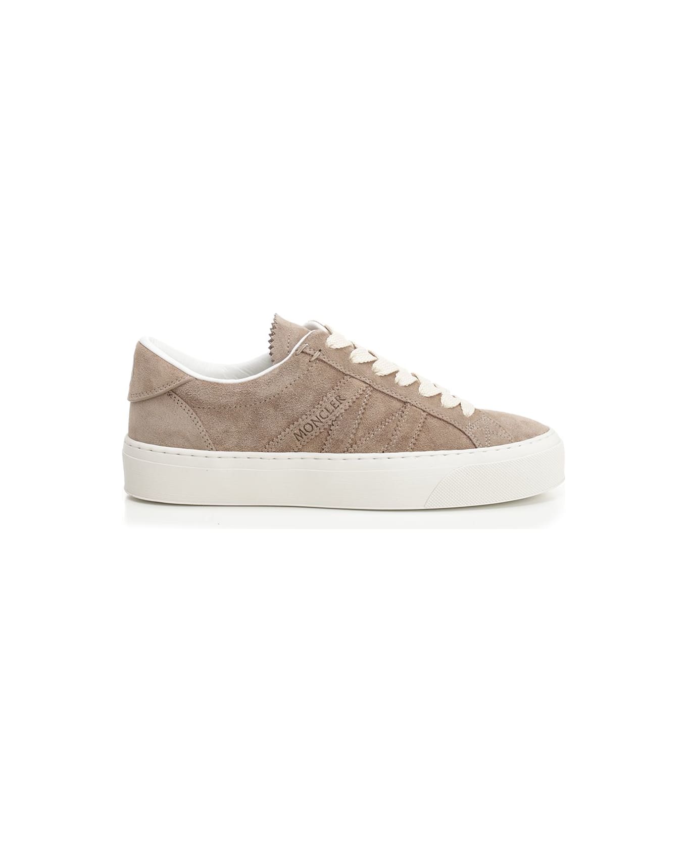 Moncler 'monaco' Slip-on Sneakers - Beige