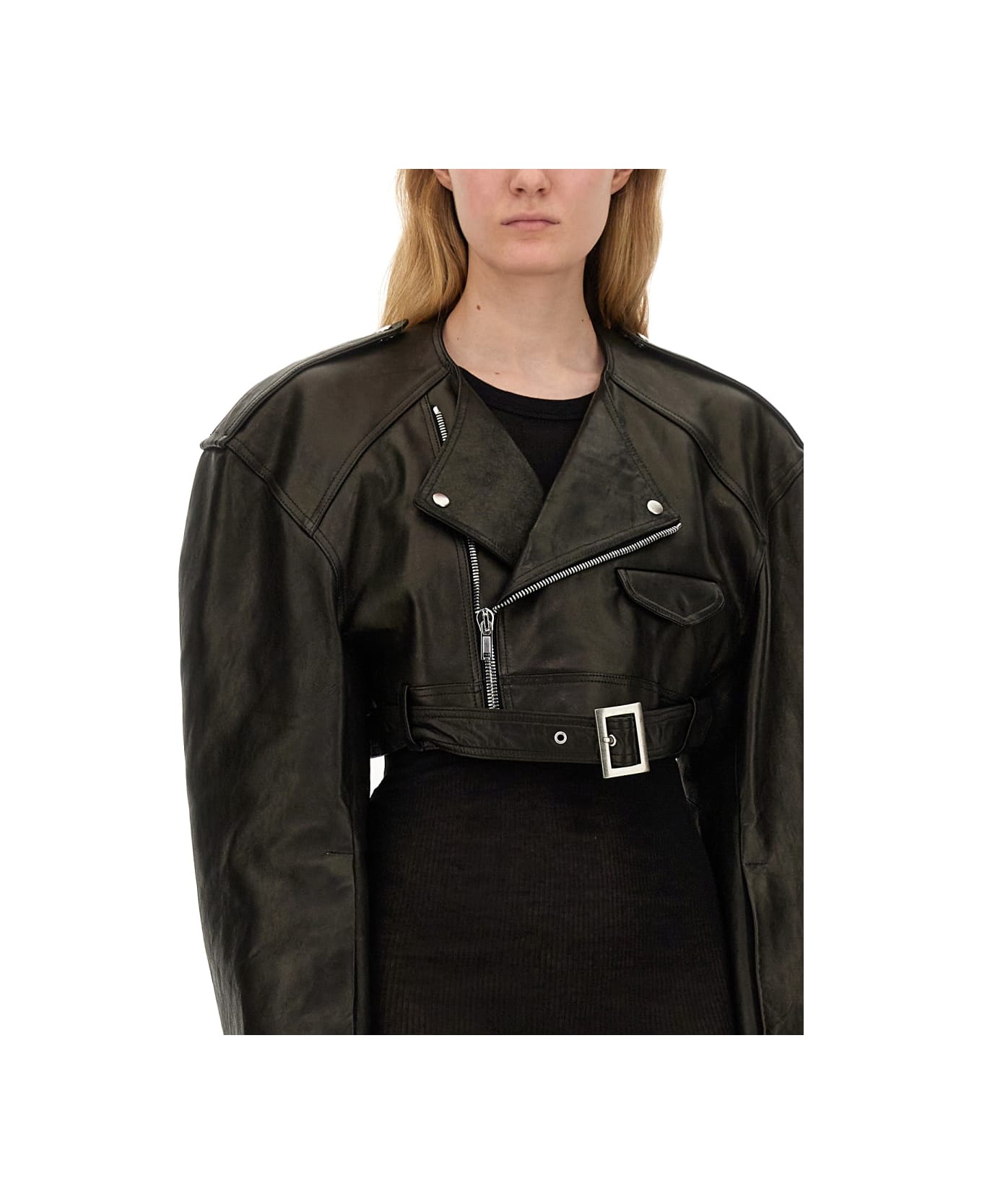 Rick Owens Biker Jacket - BLACK