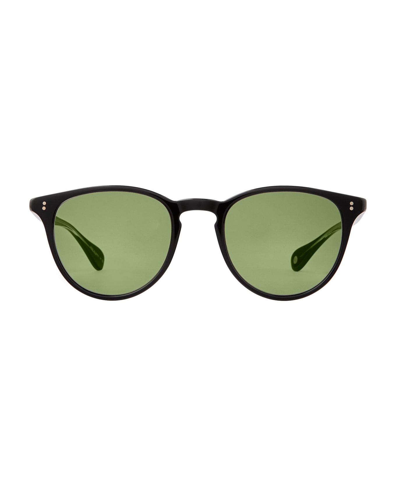 Garrett Leight Manzanita Sun Black/green Sunglasses - Black/Green