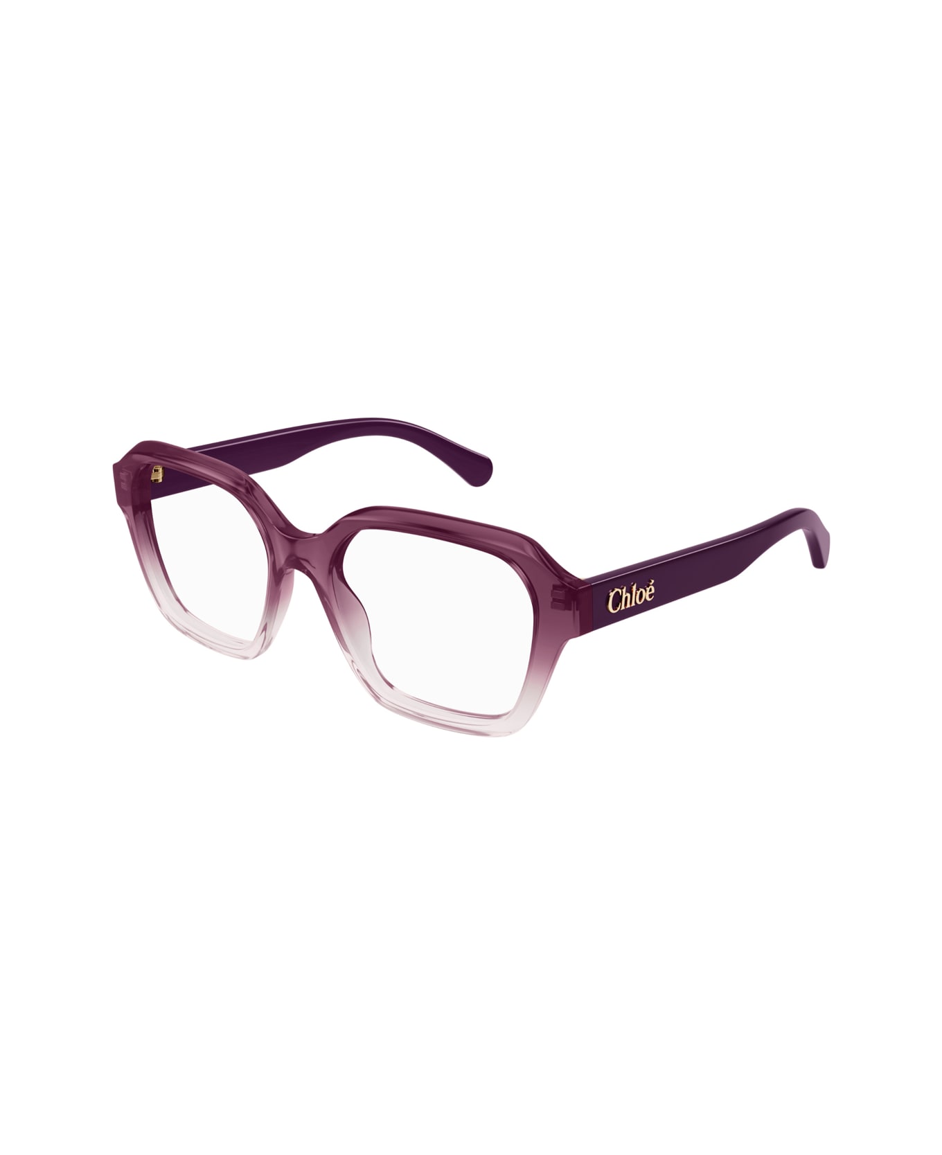 Chloé Ch0272o Linea Chloé 003 Burgundy Trasparent Glasses - Viola