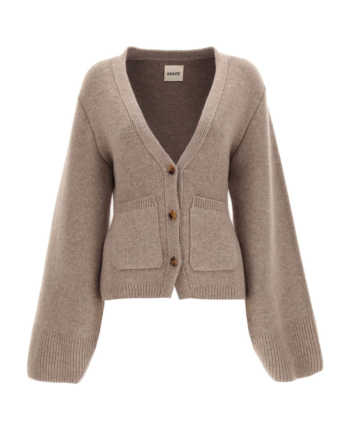 Khaite Scarlet Cashmere Cardigan - Brown