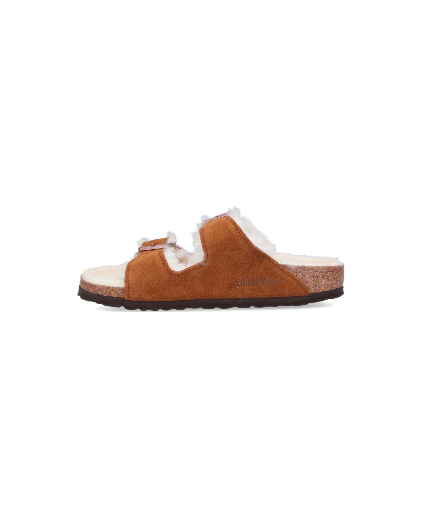 Birkenstock 'arizona' shearling Sandals - Brown