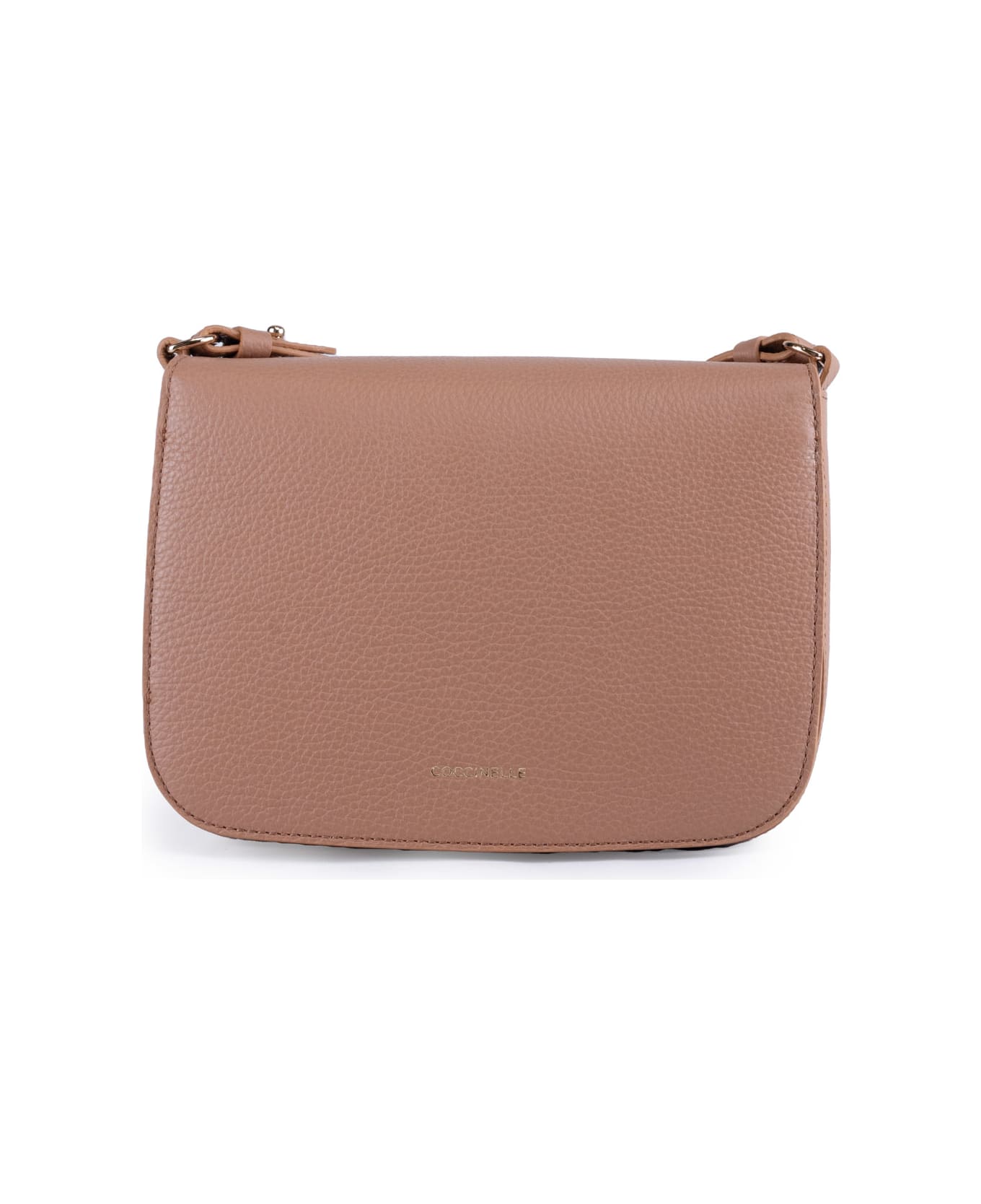 Coccinelle C-me Leather Shoulder Bag - SKIN