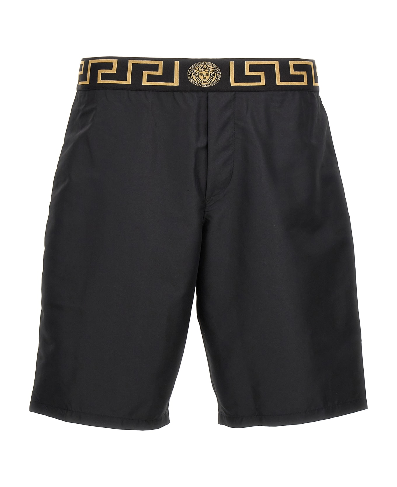 Versace 'greca' Swimsuit - Black  