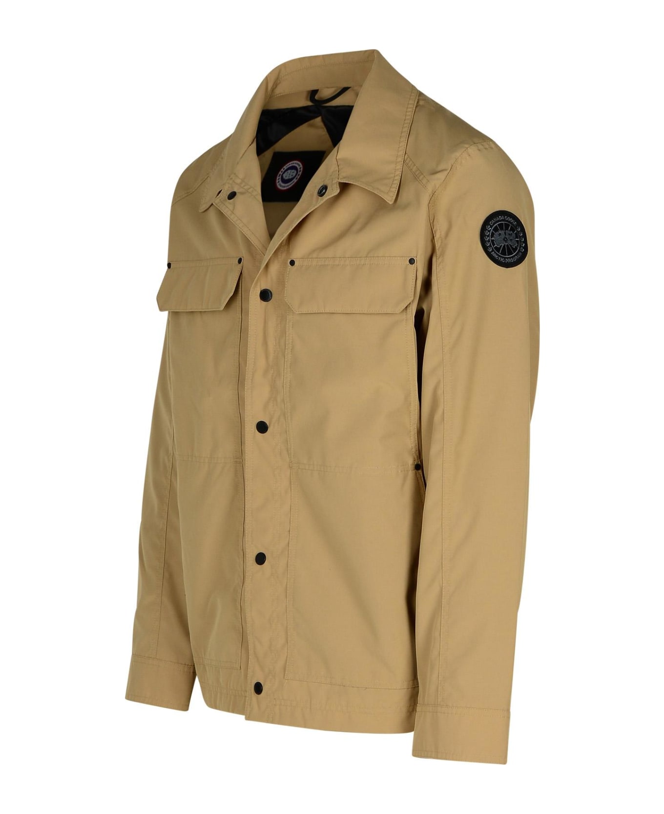 Canada Goose 'burnaby' Beige Cotton Blend Jacket - Beige