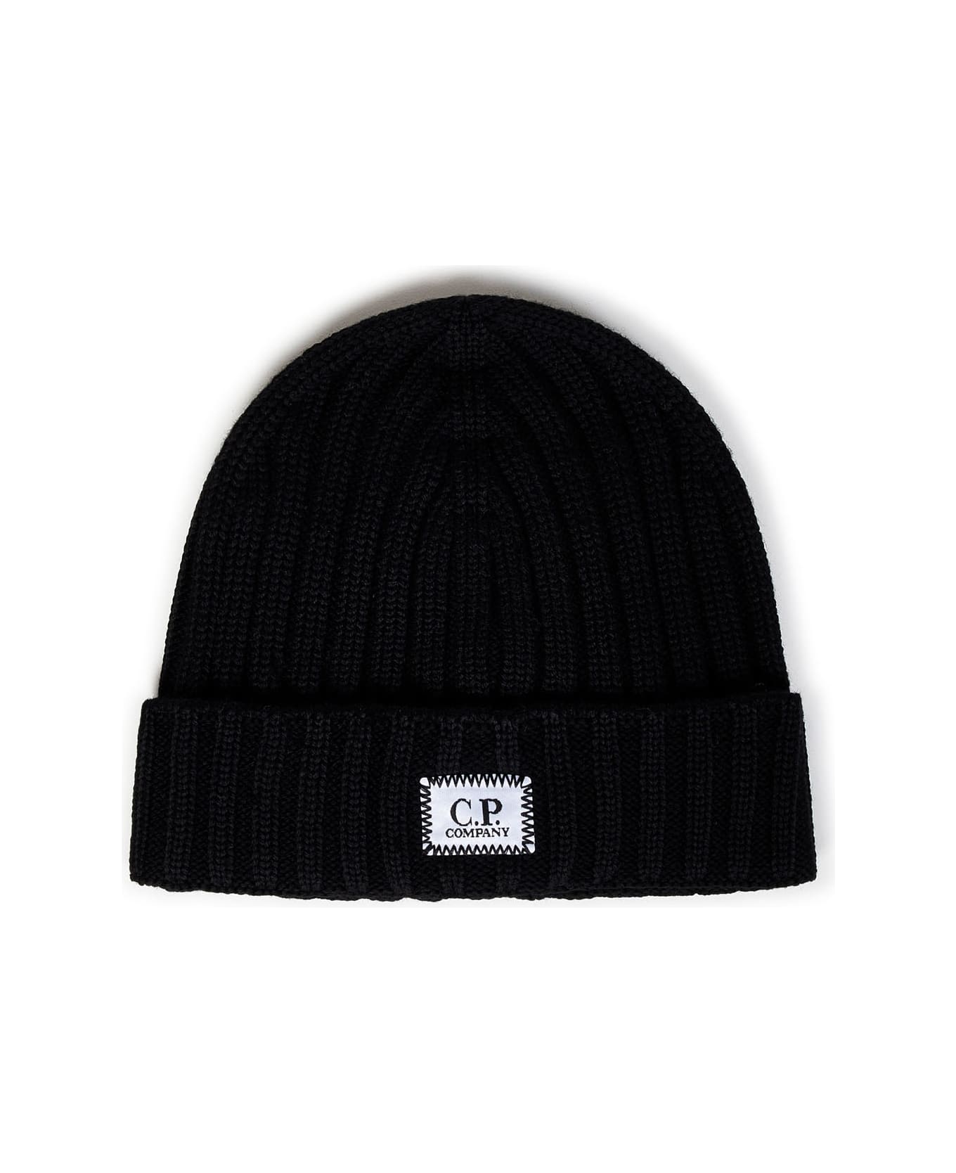 C.P. Company Hat - BLACK