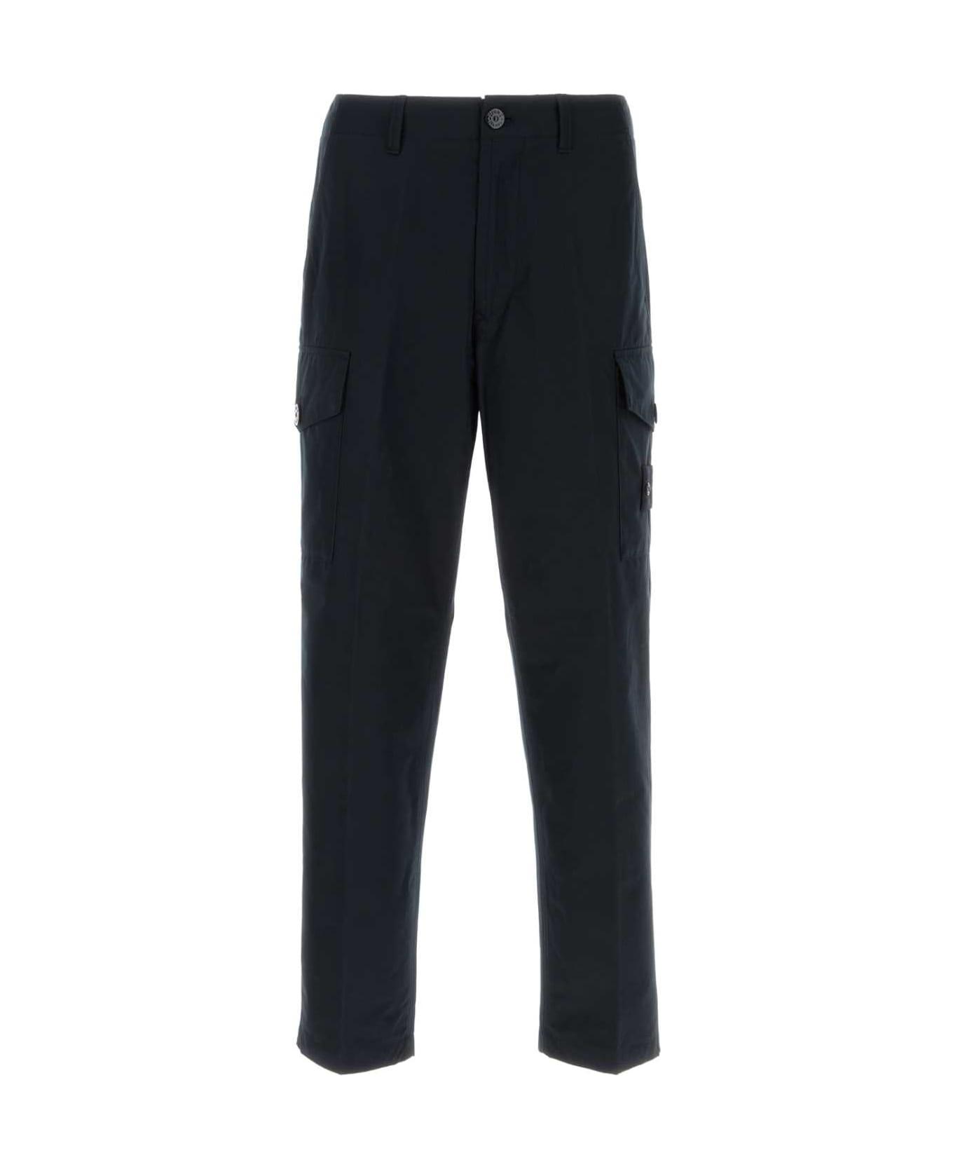 Stone Island Midnight Blue Cotton Cargo Pant - NAVY