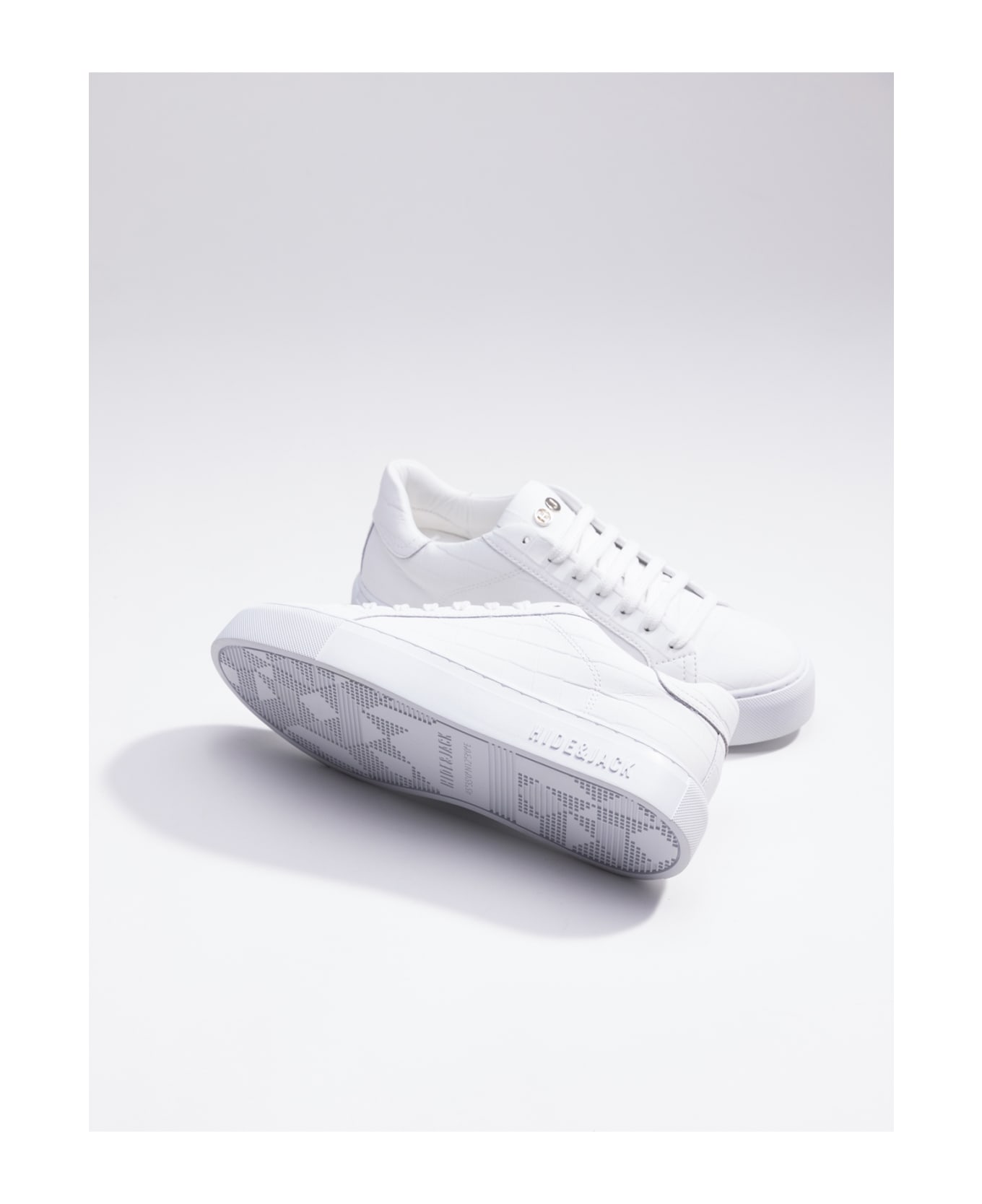 Hide&Jack Low Top Sneaker - Essence Tuscany White スニーカー
