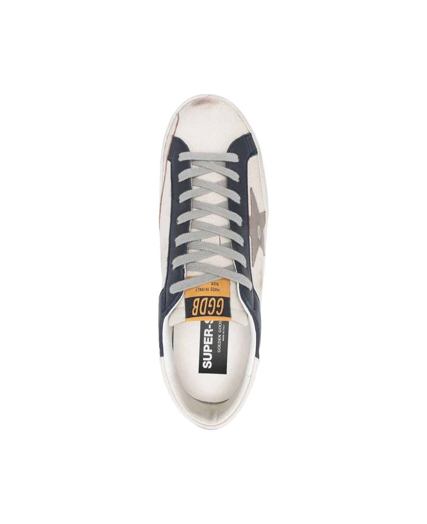 Golden Goose Super Star Sneakers - BLUGUNMETAL