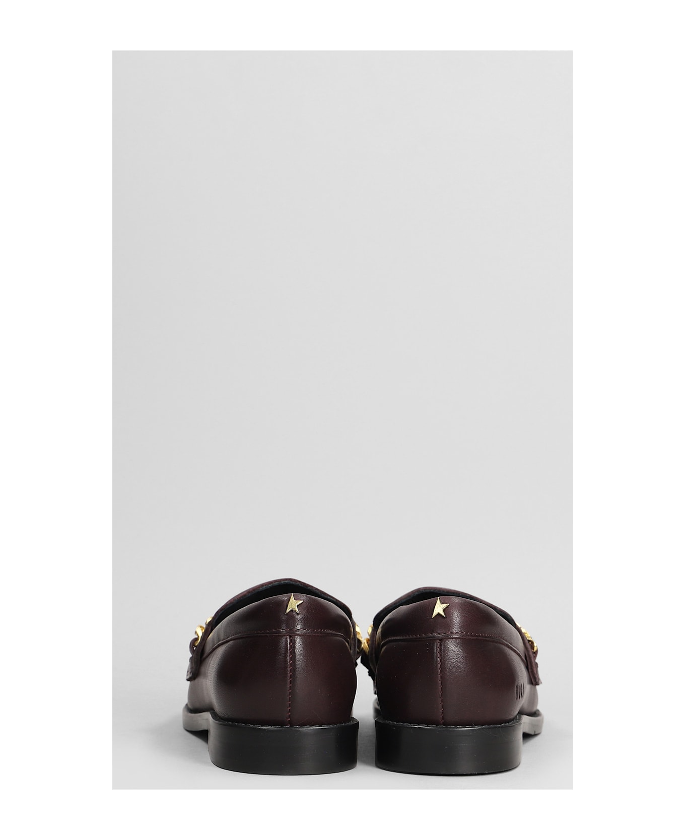 Golden Goose Jerry Loafers In Bordeaux Leather - bordeaux