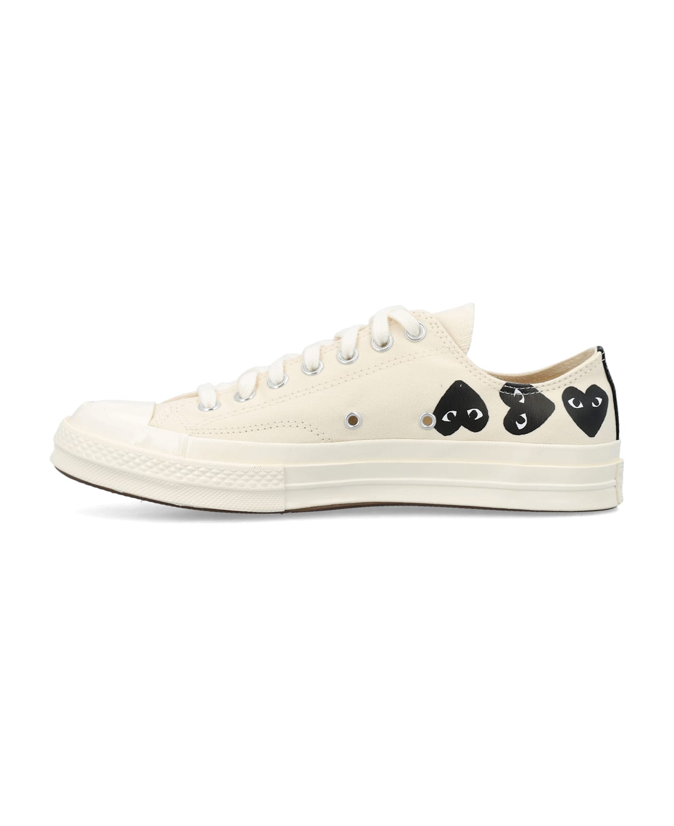 Comme des Garçons Multi Heart Low Top - BEIGE