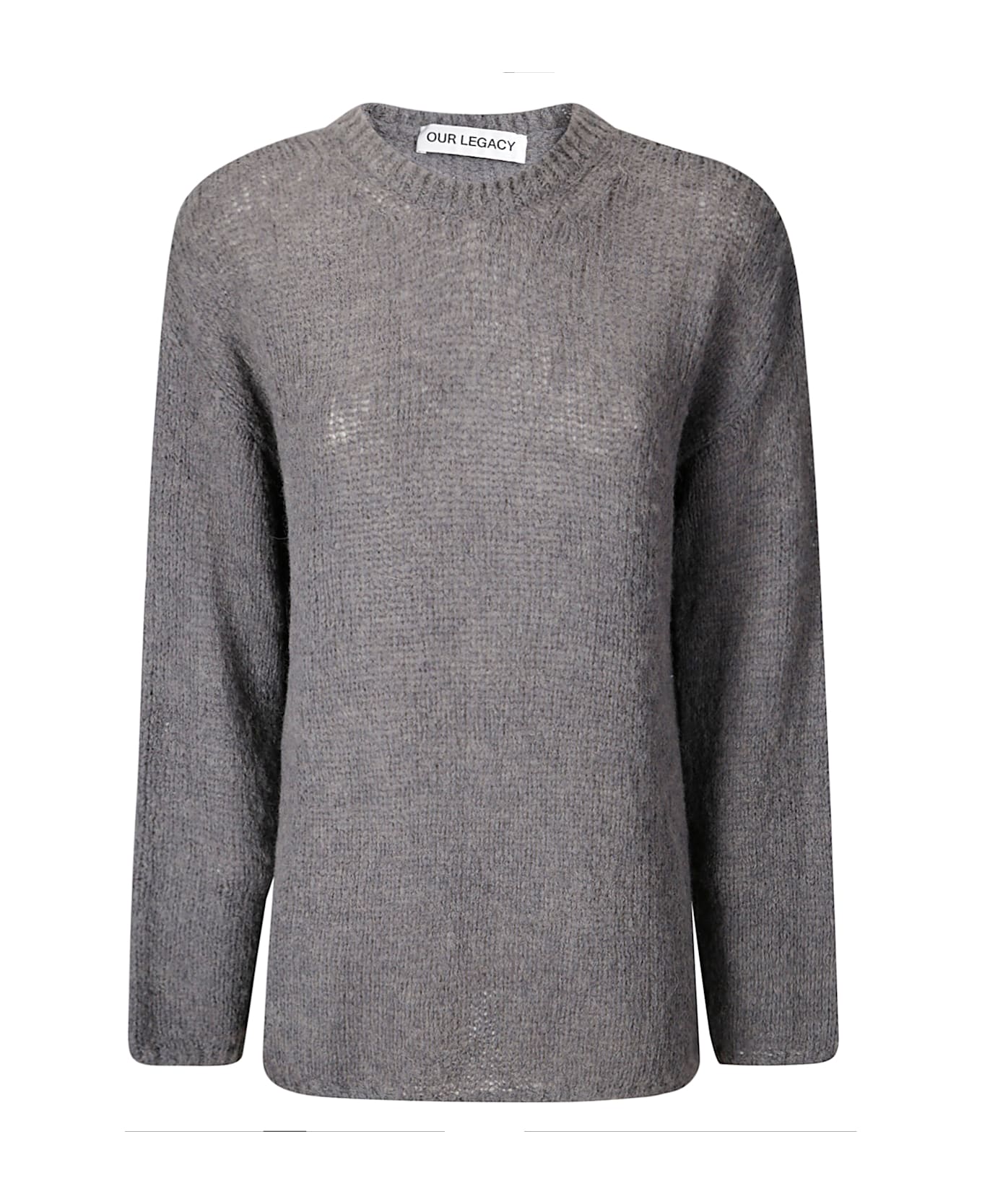 Our Legacy Popover Roundneck - FALCON GREY ALPACA