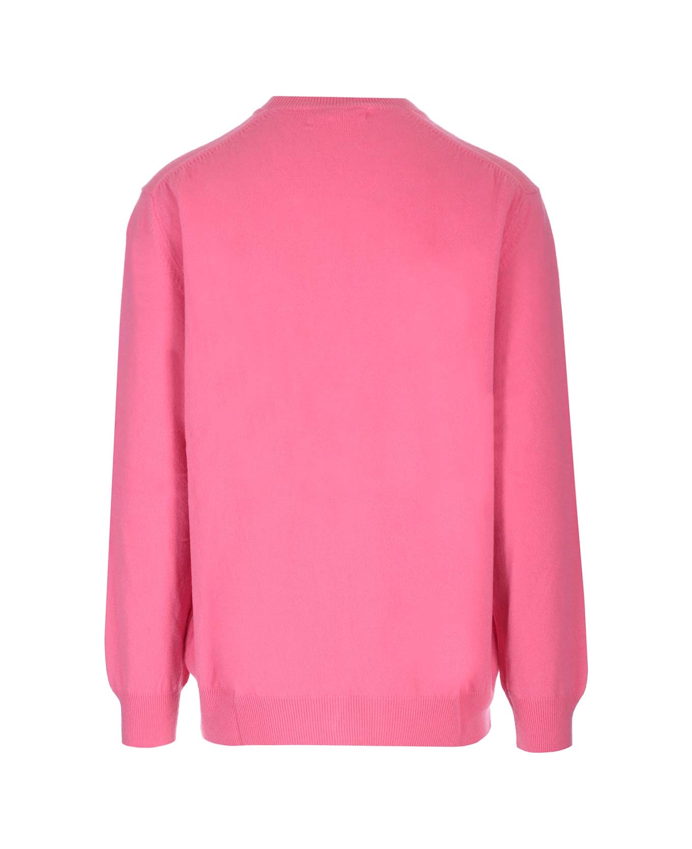Comme des Garçons Shirt Pink Wool Sweater - Pink ニットウェア