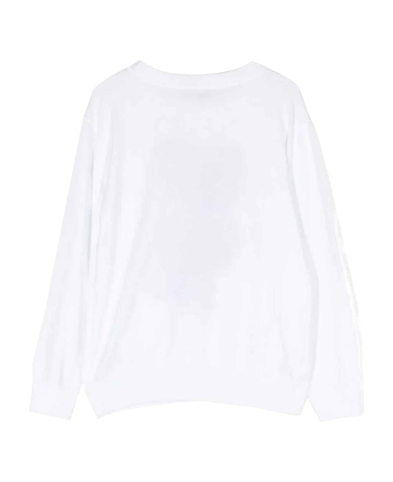 Moschino White Sweater Unisex - Bianco