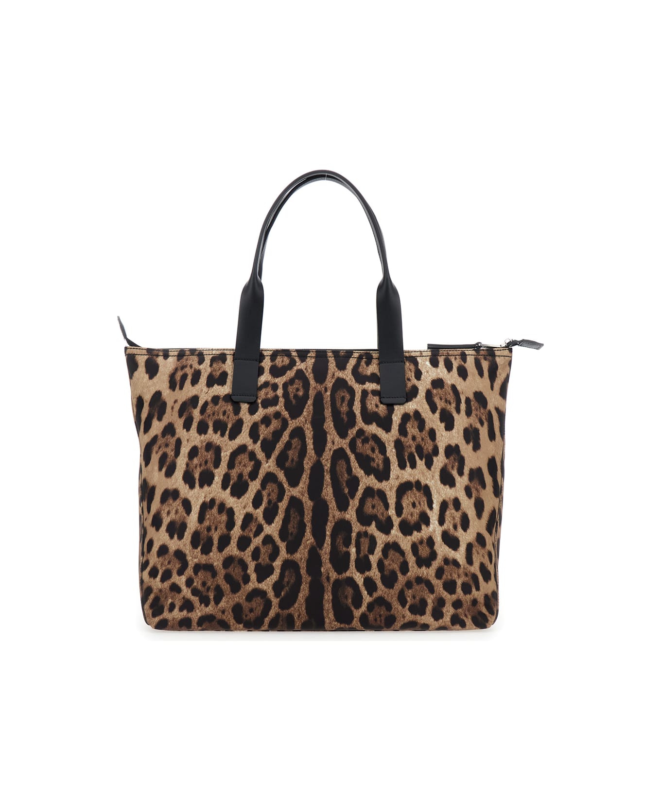 Dolce 
Gabbana Logo Leopard Shopping Bag - LEO