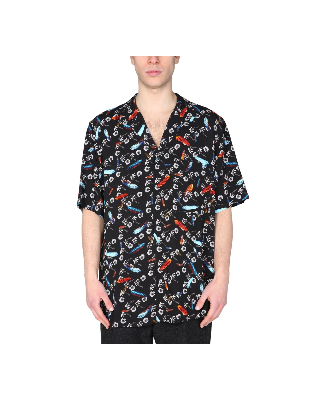 Marcelo Burlon "hawaii" Shirt - BLACK