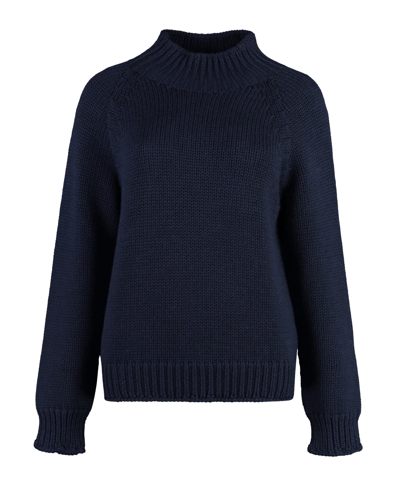 Fabiana Filippi Wool Turtleneck Sweater - blue ニットウェア