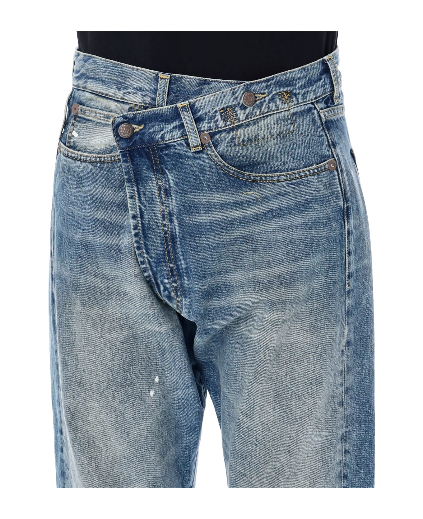 R13 Cross Over Jeans - JASPER BLUE