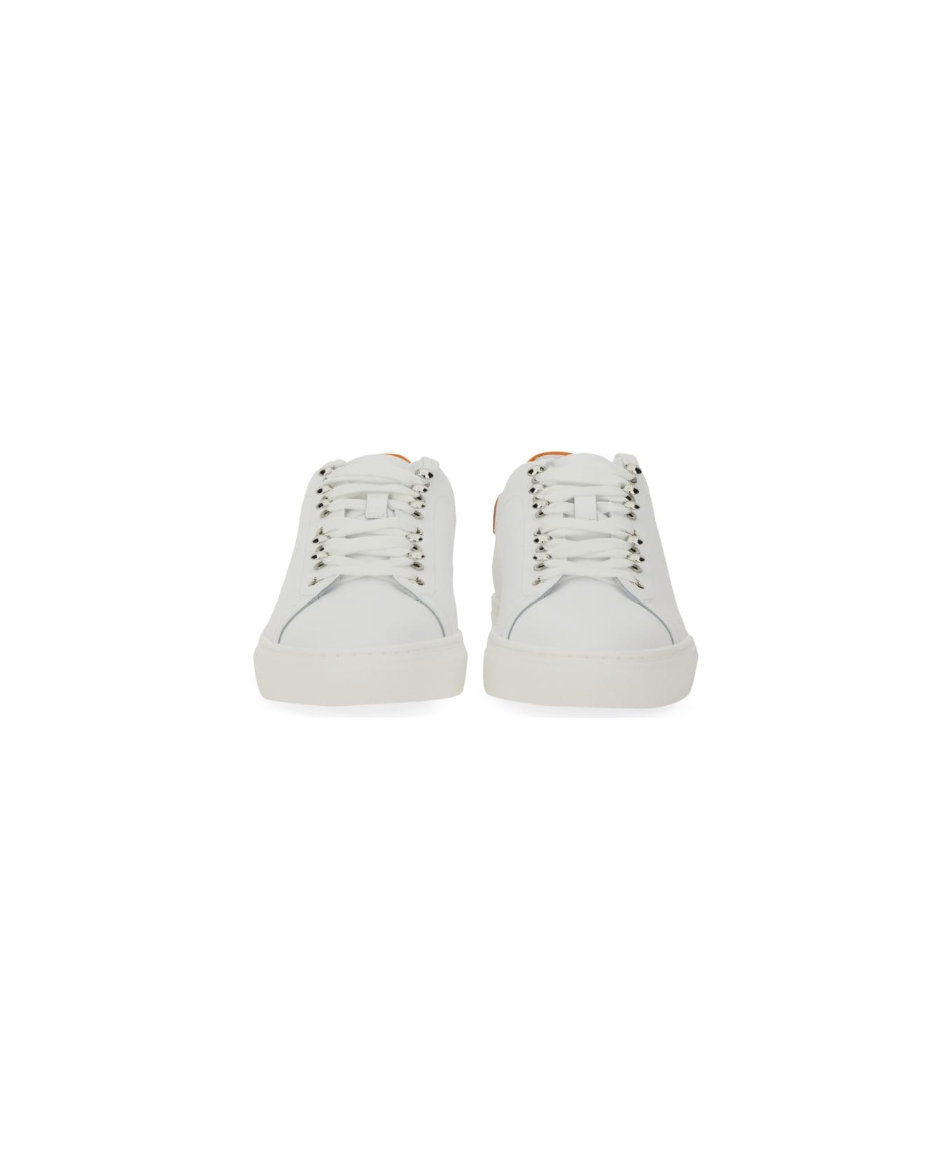 Moschino Leather Sneaker - WHITE