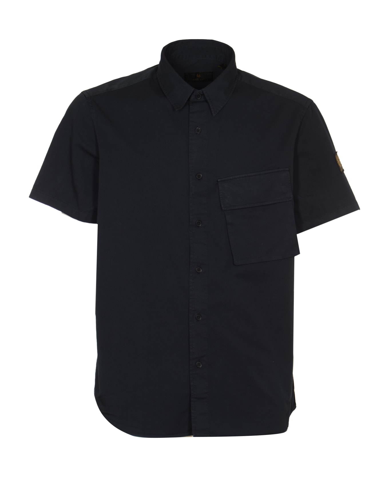 Belstaff Scale Short-sleeved Shirt - Dark Ink