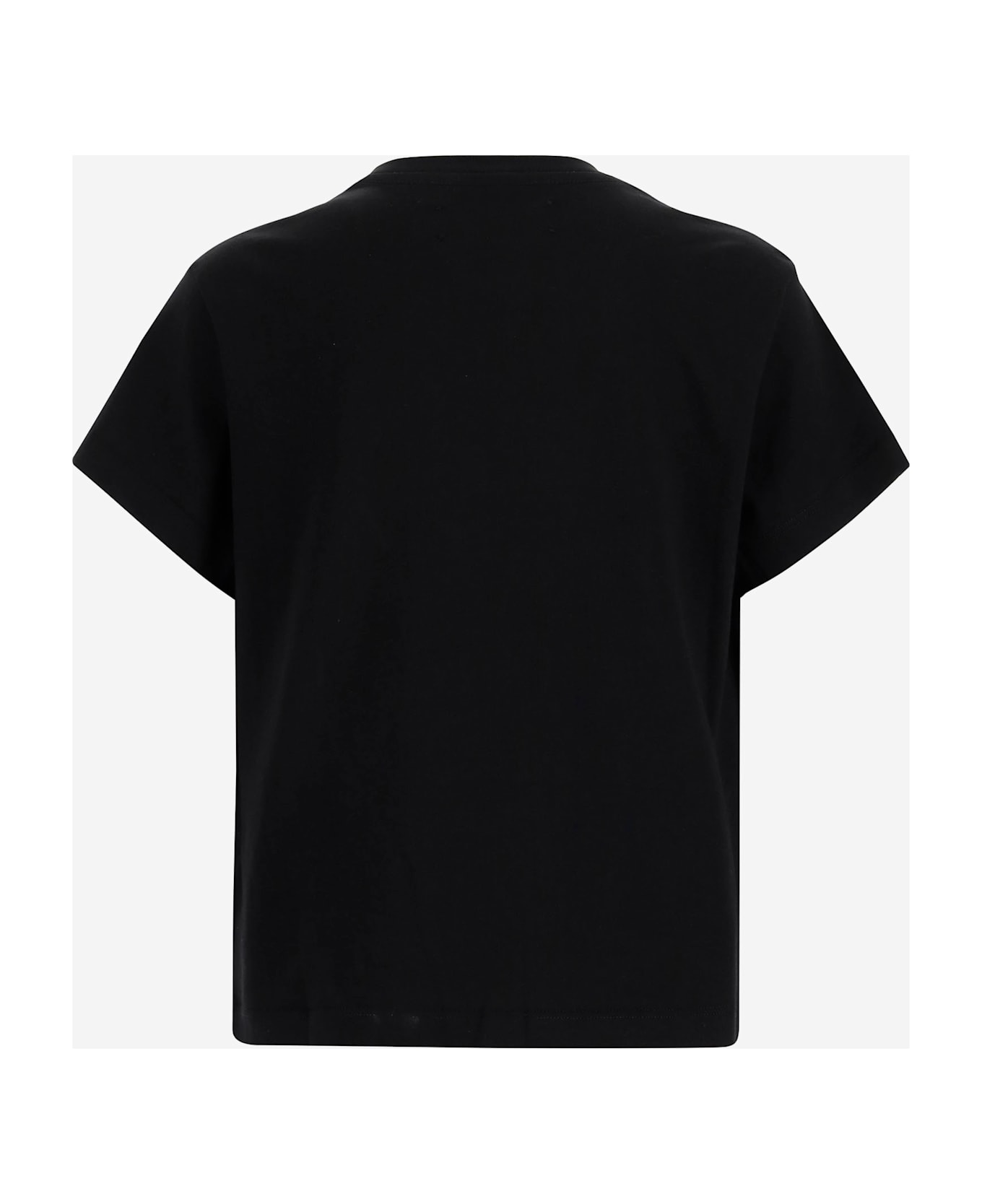 AMIRI Cotton T-shirt With Logo Print - Black