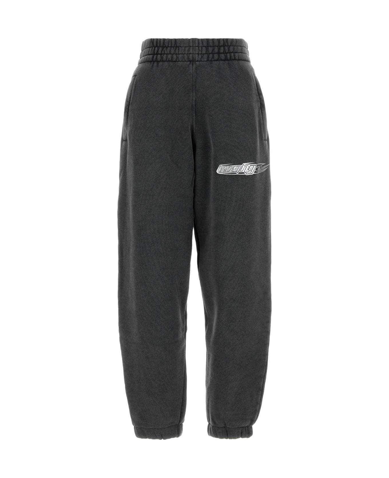 Alexander Wang Charcoal Cotton Joggers - Grey