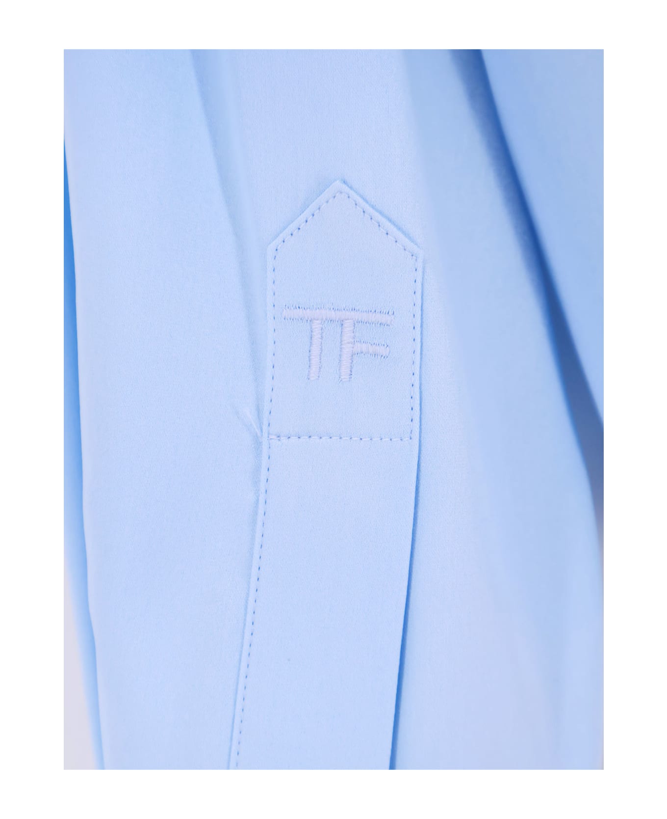 Tom Ford Stretch Satin Shirt - FROST