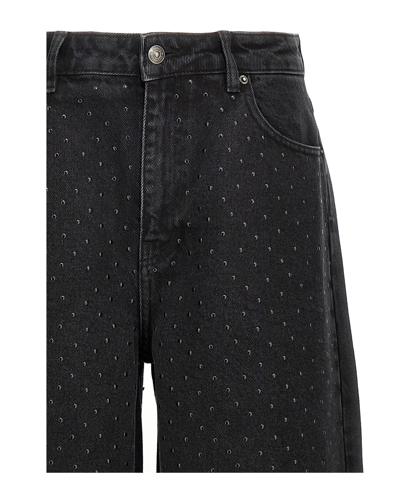 Rotate by Birger Christensen Studded Jeans - Black  