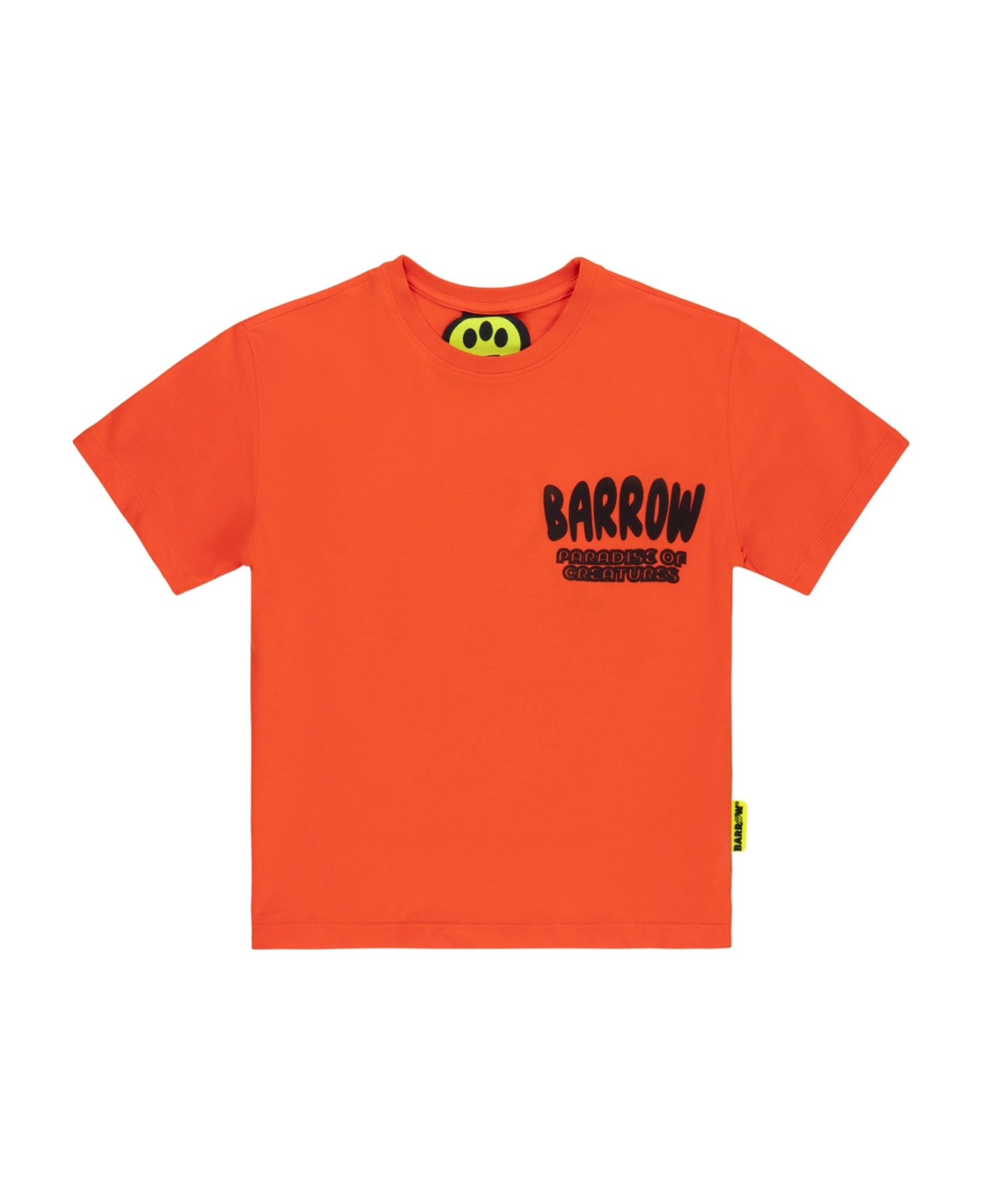 Barrow T-shirt With Graphic Print - Arancione/Orange