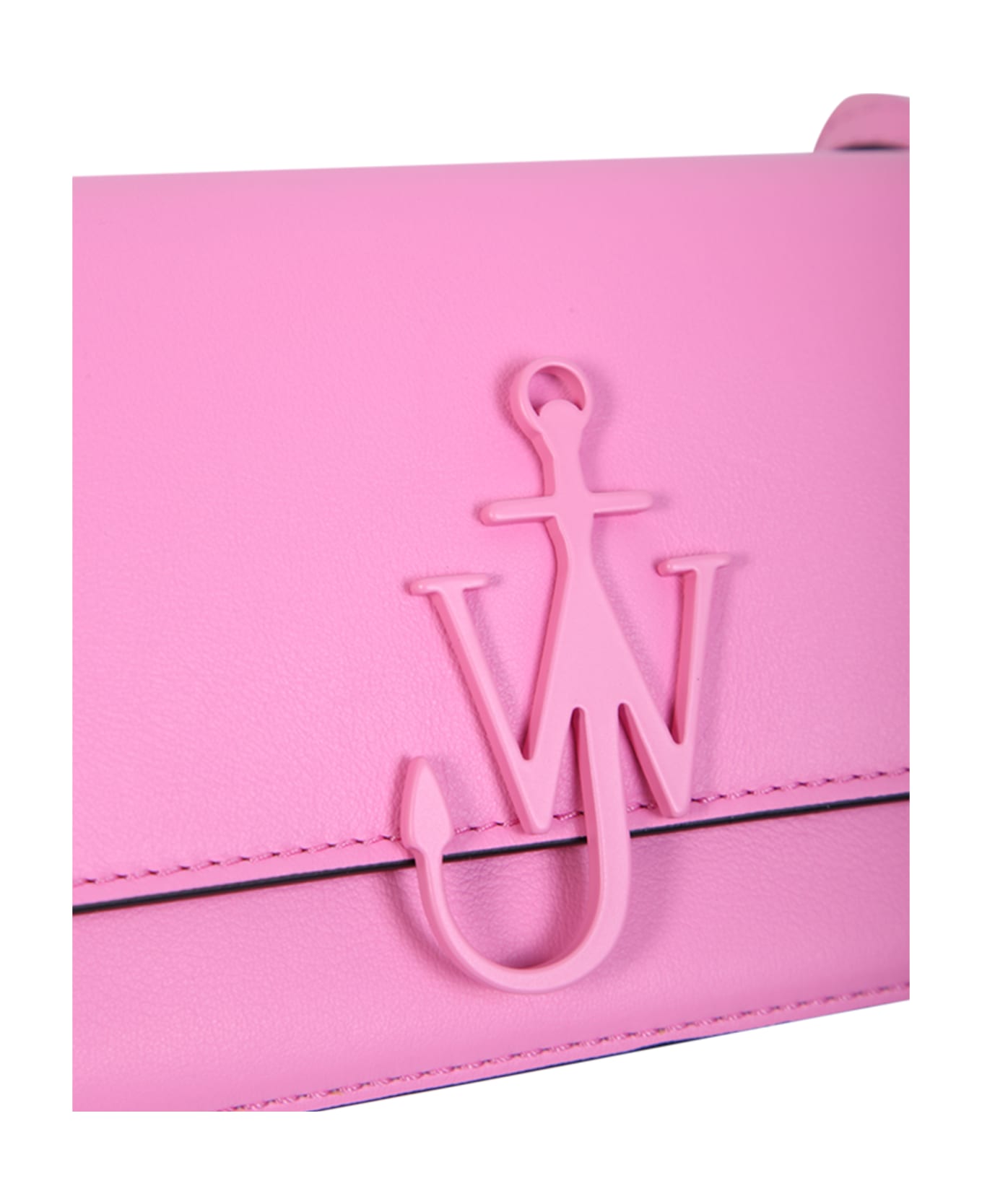 J.W. Anderson Chain Baguette Anchor Pink Bag - Pink