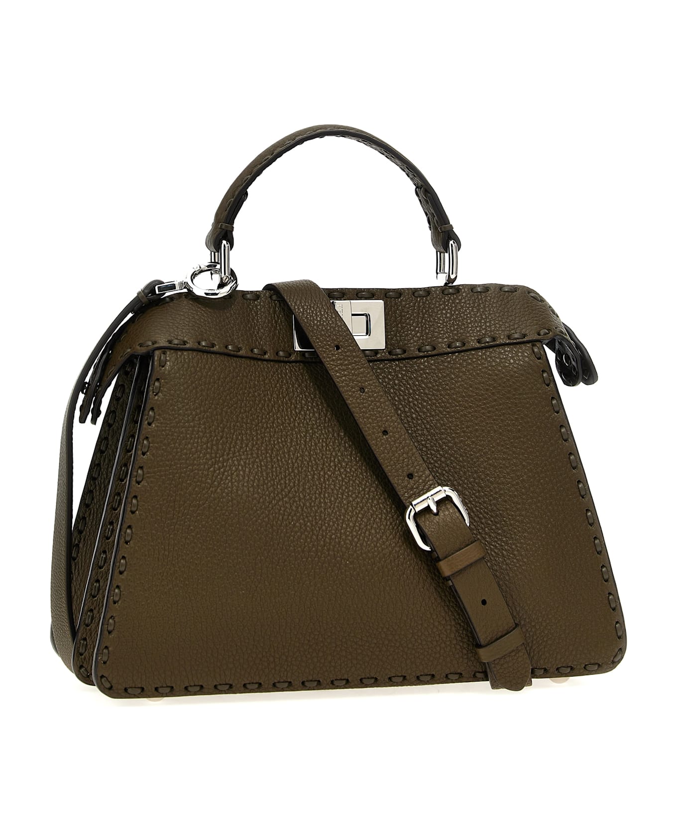 Fendi 'peekaboo Iseeu Small' Handbag - Green トートバッグ