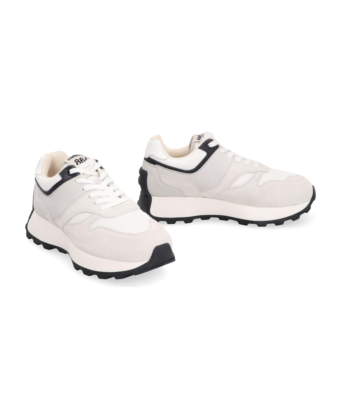 AMBUSH Suede And Nylon Sneakers - White