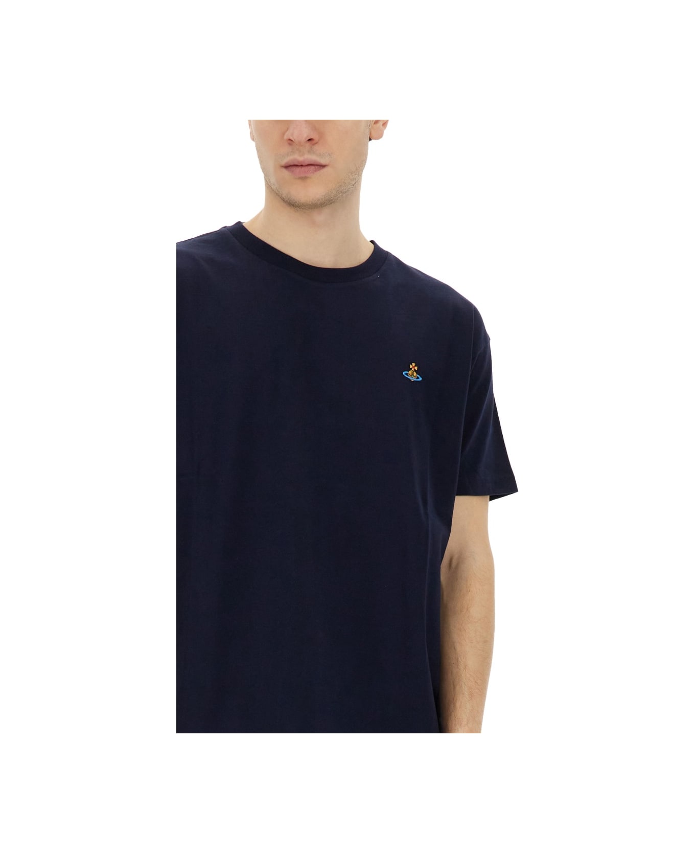 Vivienne Westwood T-shirt With Logo - BLUE