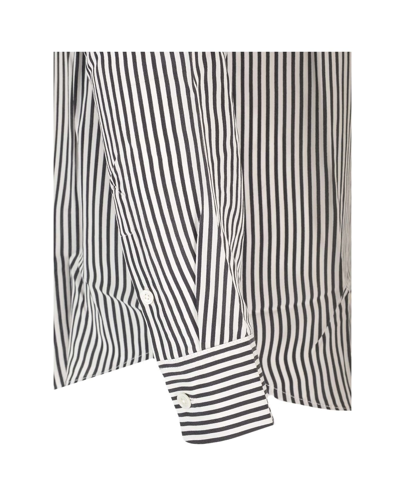 Equipment Striped Shirt - White