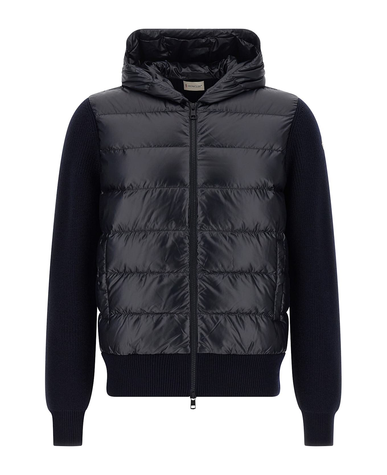 Moncler Padded Cardigan - Blue