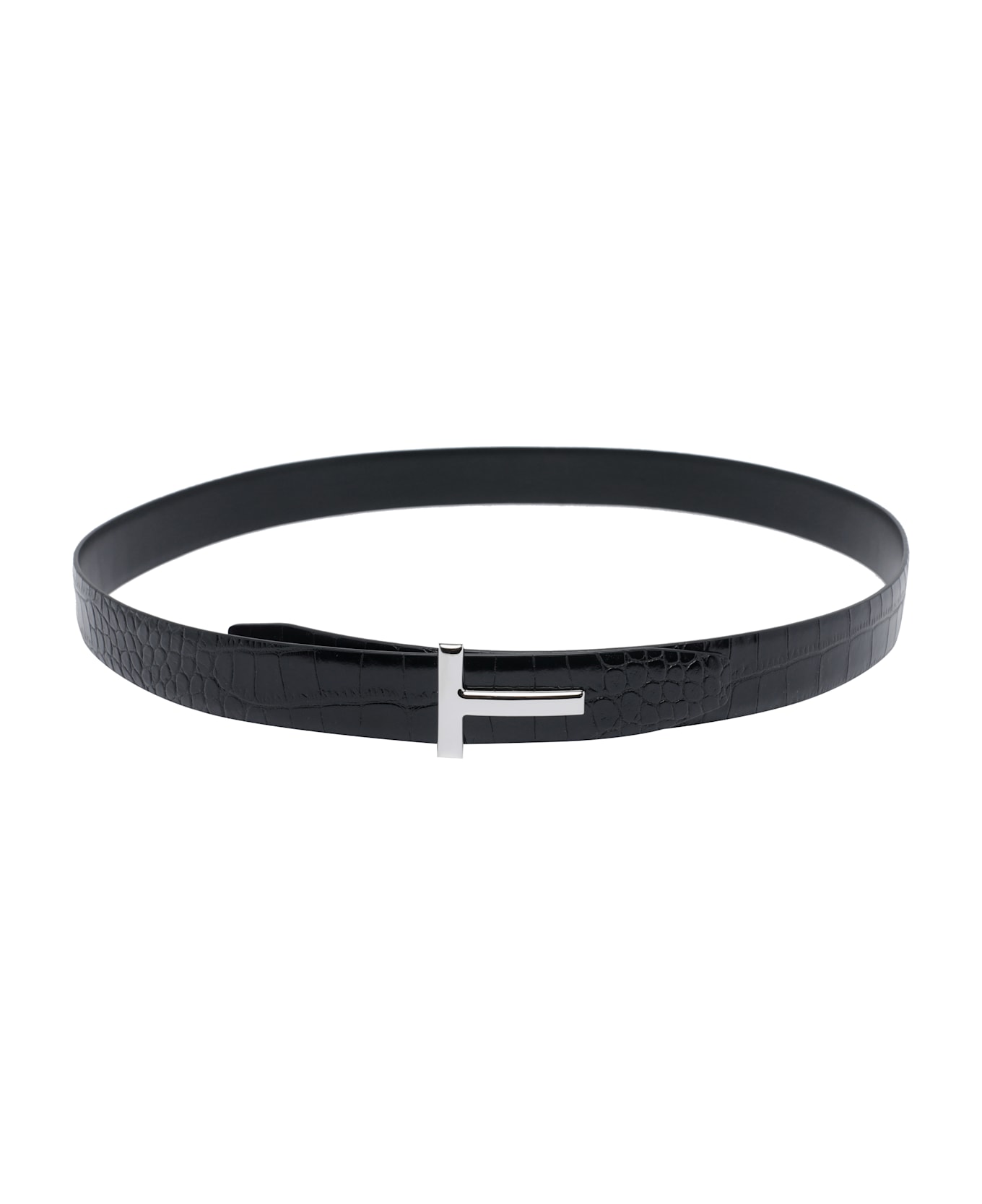 Tom Ford Leather Belt - Black