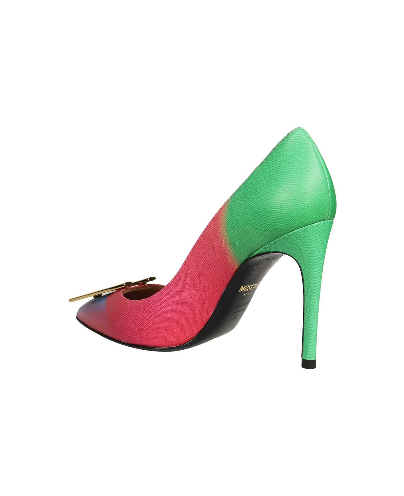 Moschino Leather Pumps - Multicolor