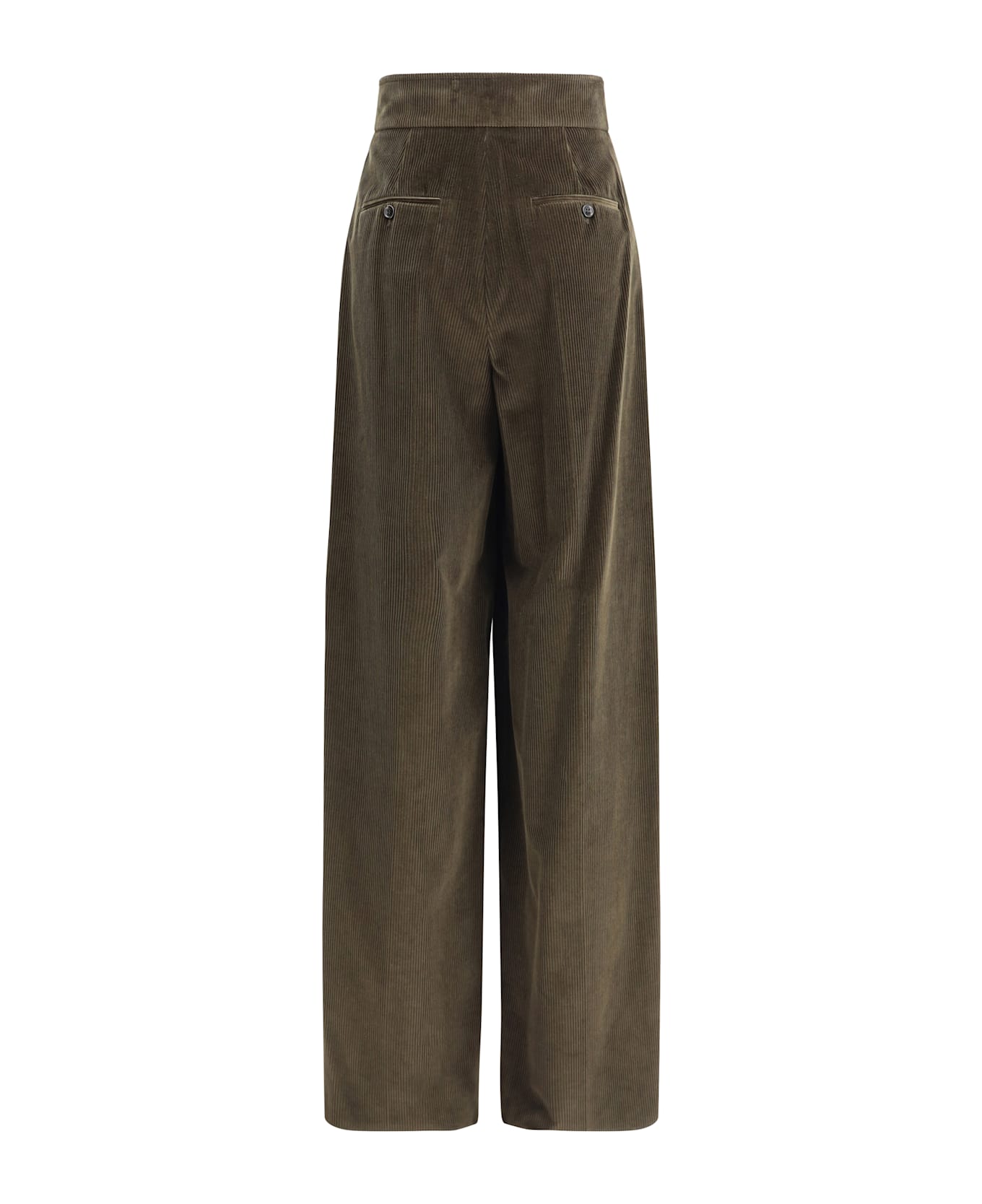Max Mara Wide-leg Velvet Pants