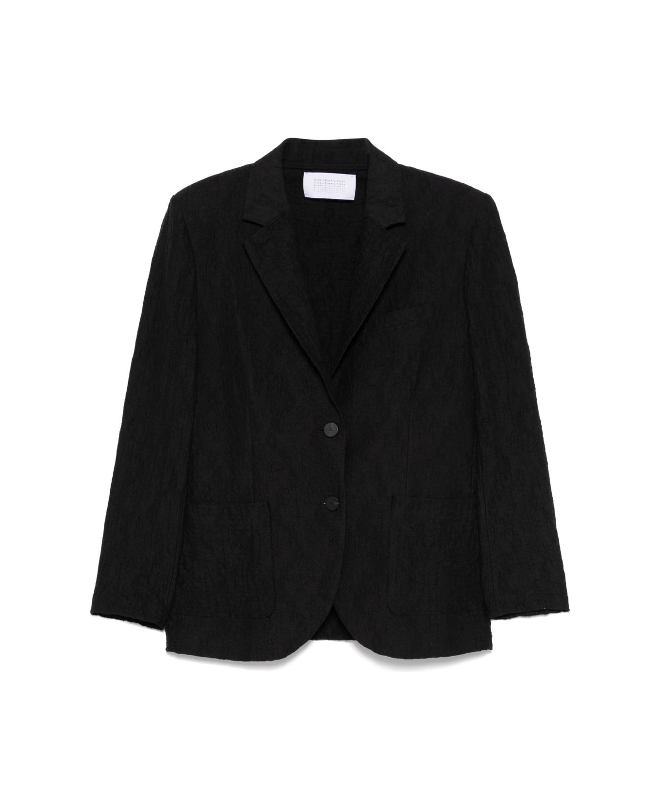 Harris Wharf London Cotton Blend Blazer Jacket - Black