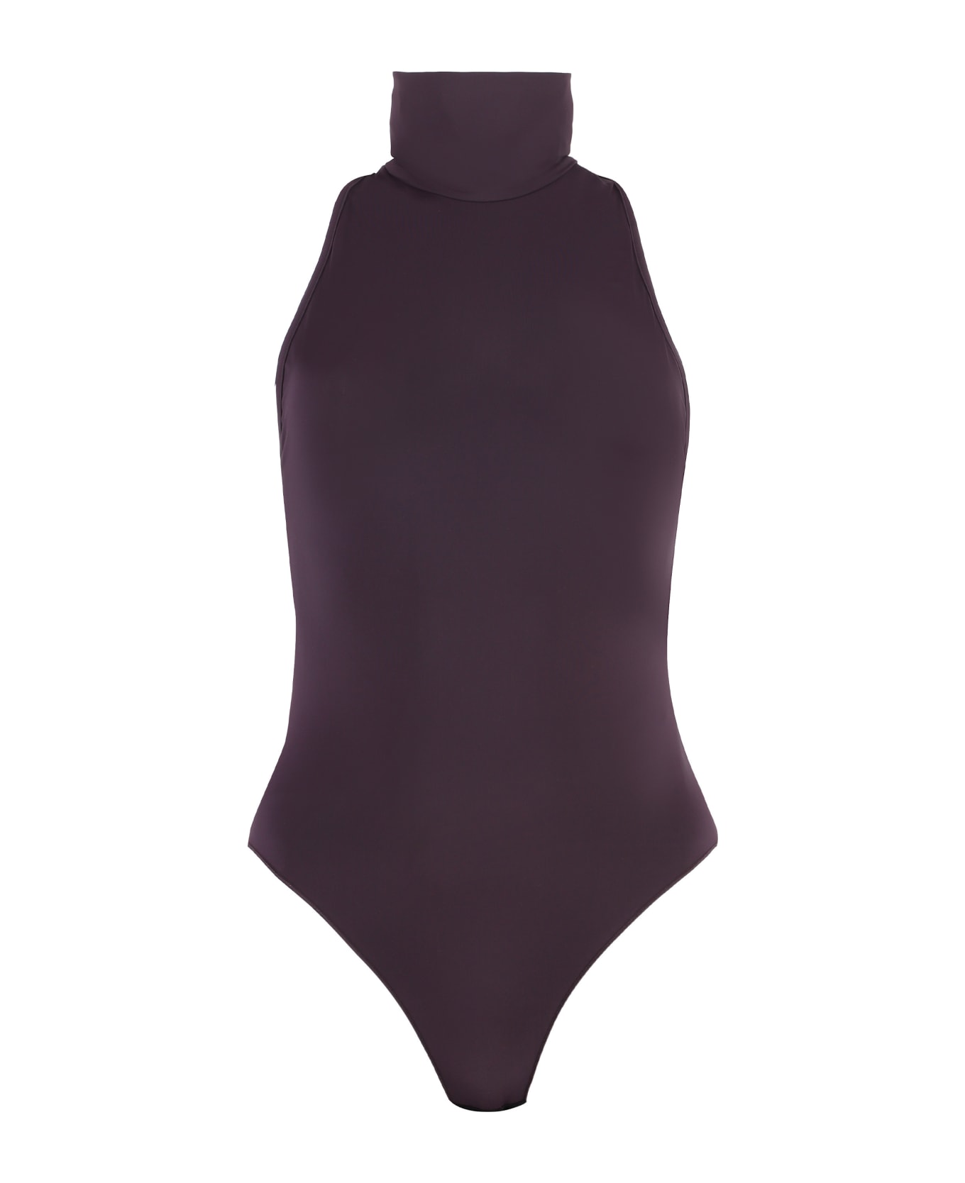 The Andamane Jersey Bodysuit - Red-purple or grape