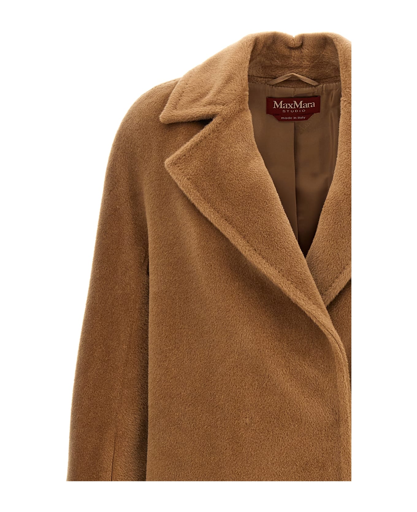 Max Mara Studio 'sidney' Coat - Beige