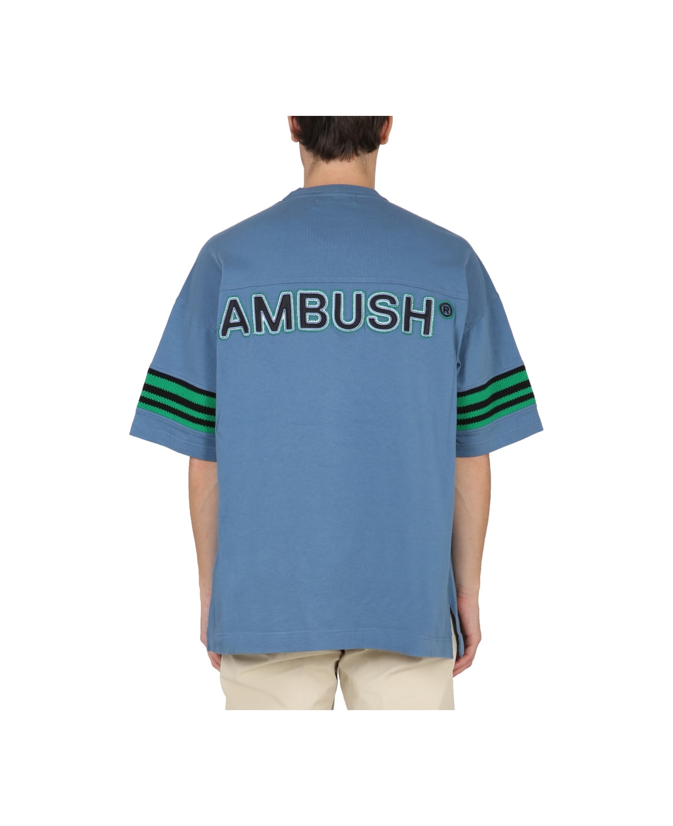 AMBUSH T-shirt With Logo - BLUE シャツ