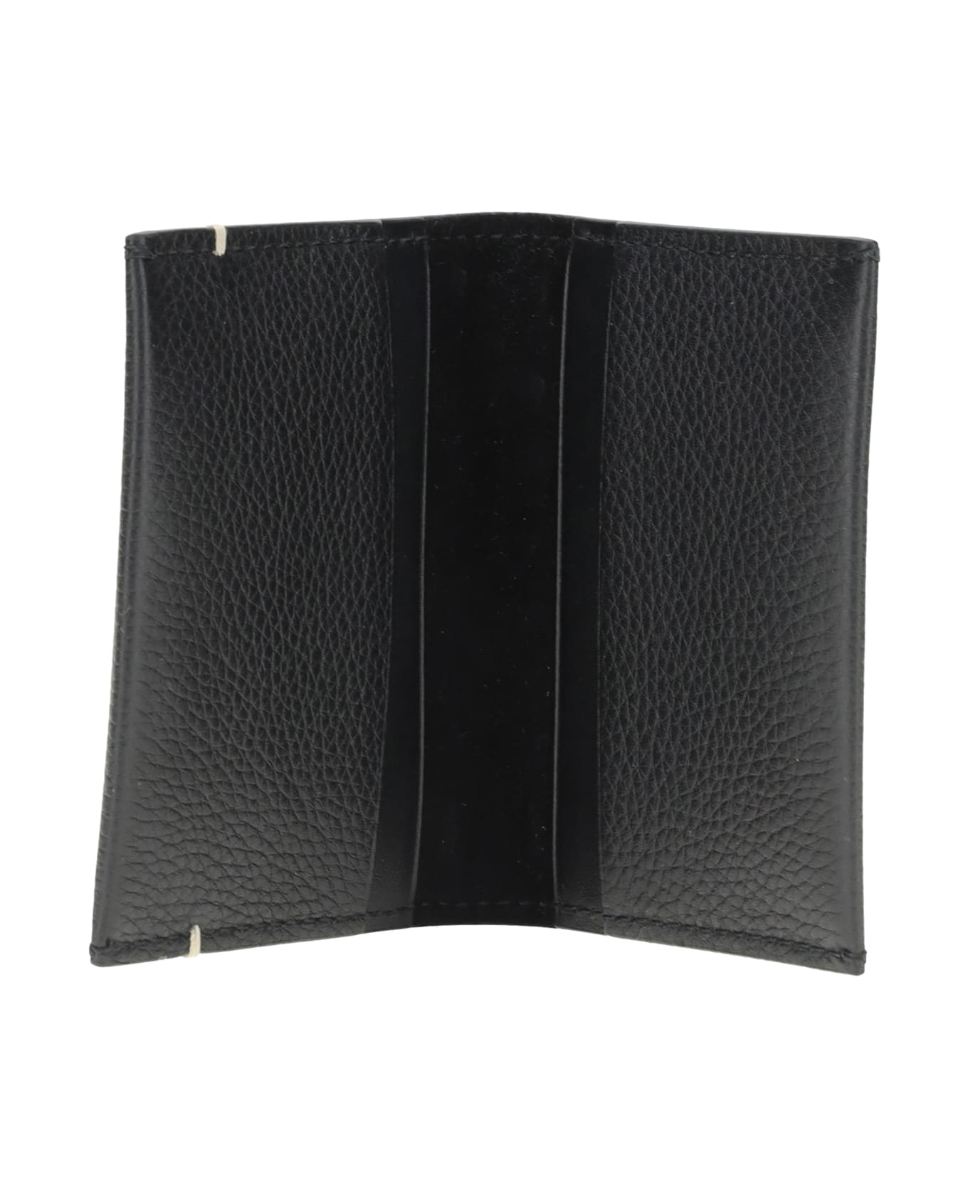 Maison Margiela Leather Card Holder - BLACK