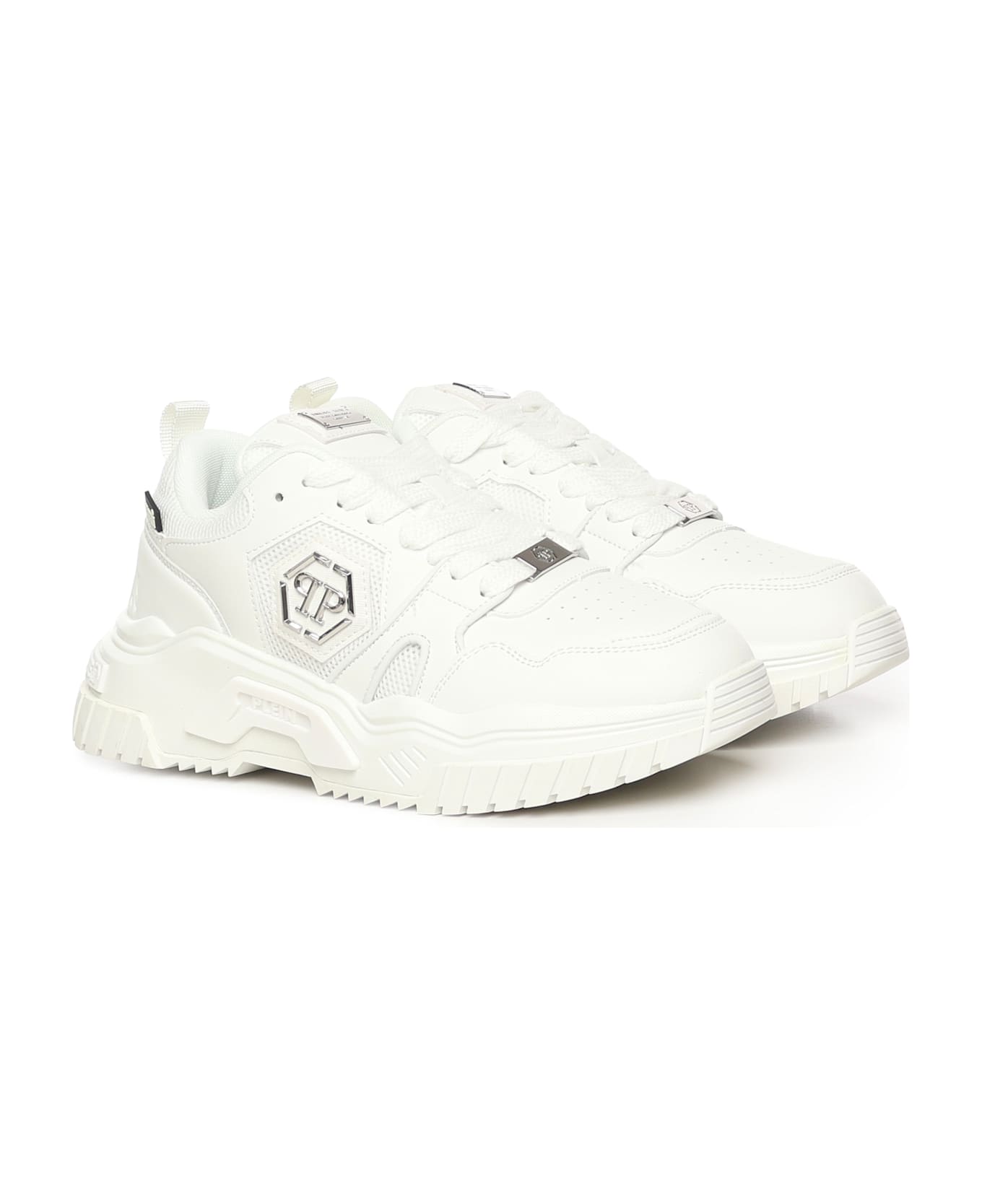 Philipp Plein New Predator Sneakers - White