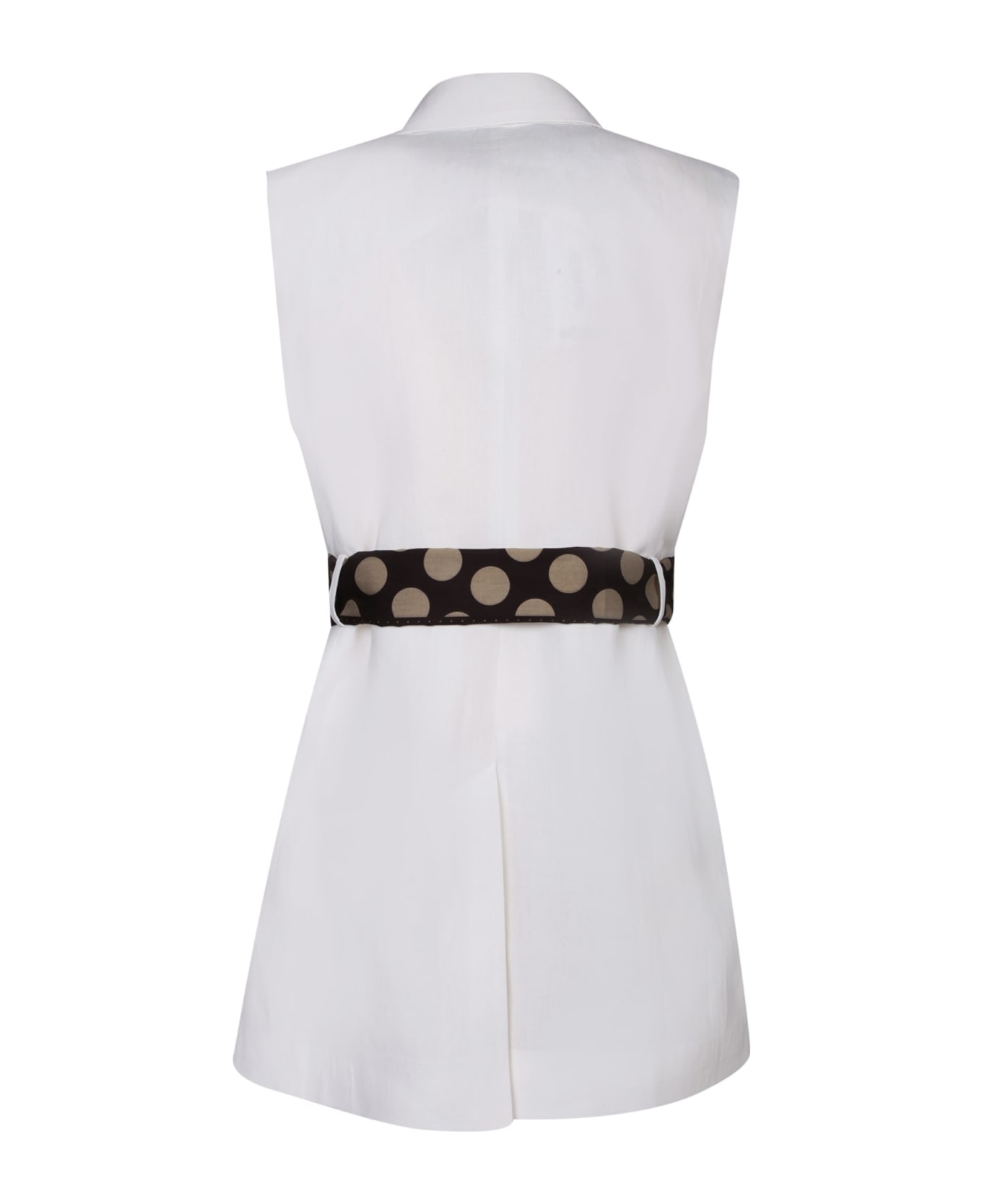 Paul Smith Belted White Vest - White