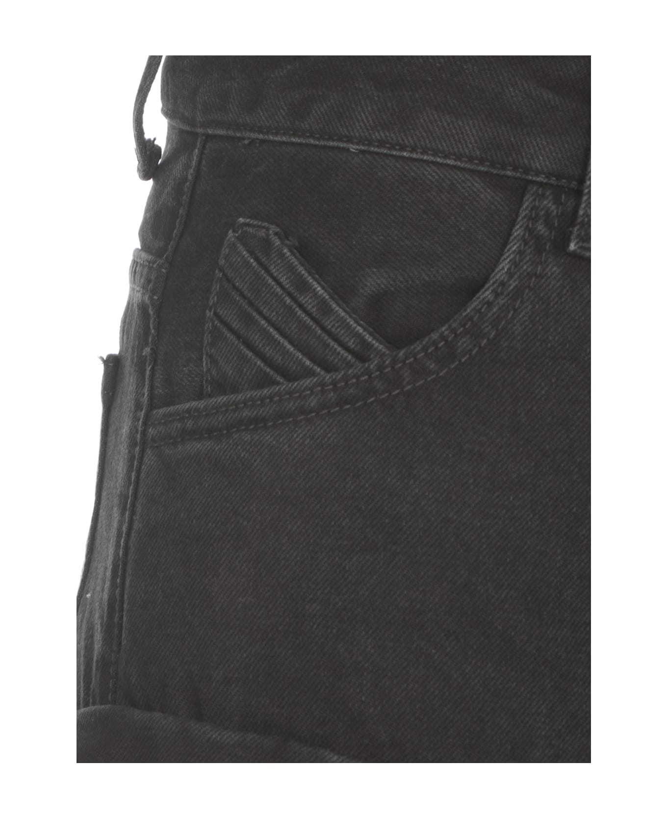 The Attico Fern Jeans - Black ボトムス